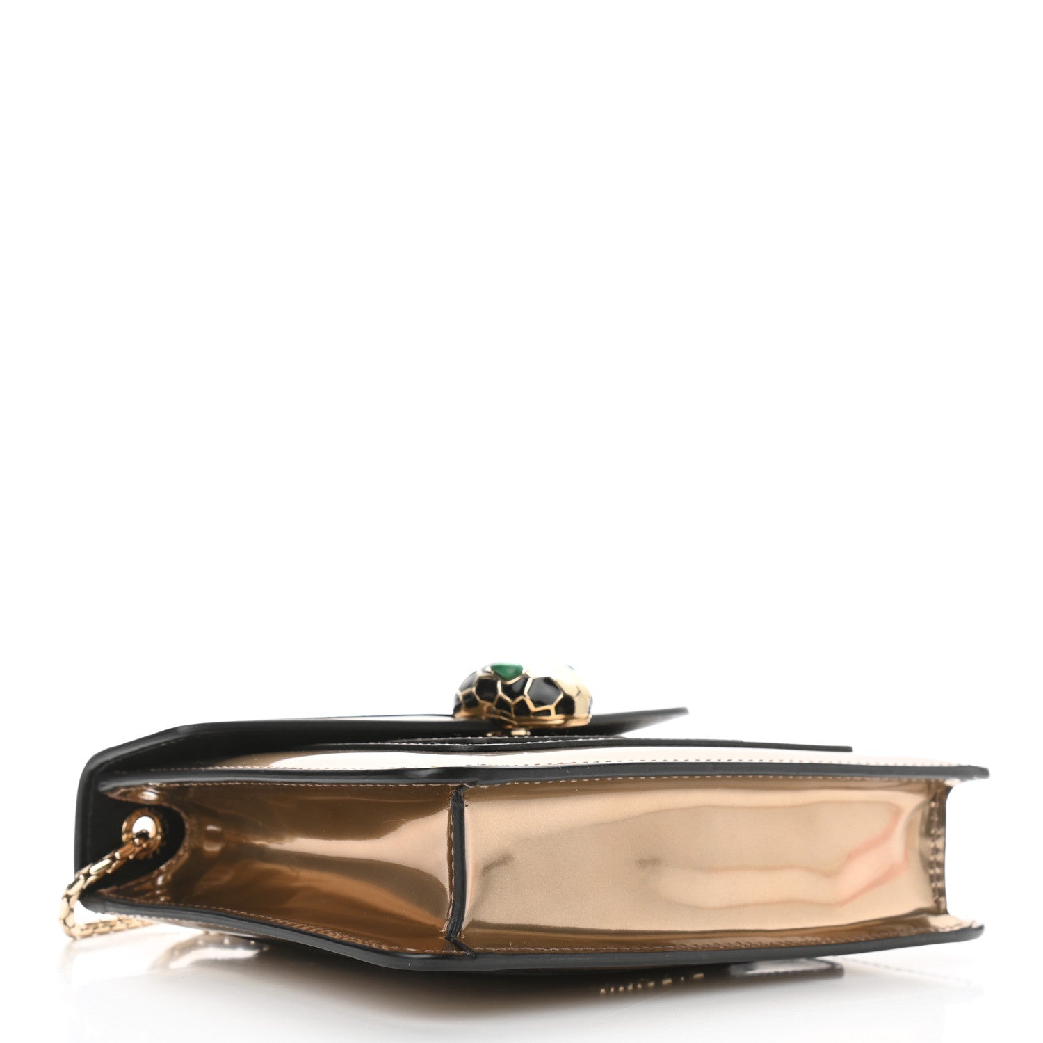 Bulgari Metallic Calfskin Serpenti Forever Crossbody Bag Bronze 4 of 9