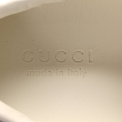 Gucci Calfskin Interlocking G Perforated Mens Ace Sneakers 9.5 White Grey Sky 7 of 11