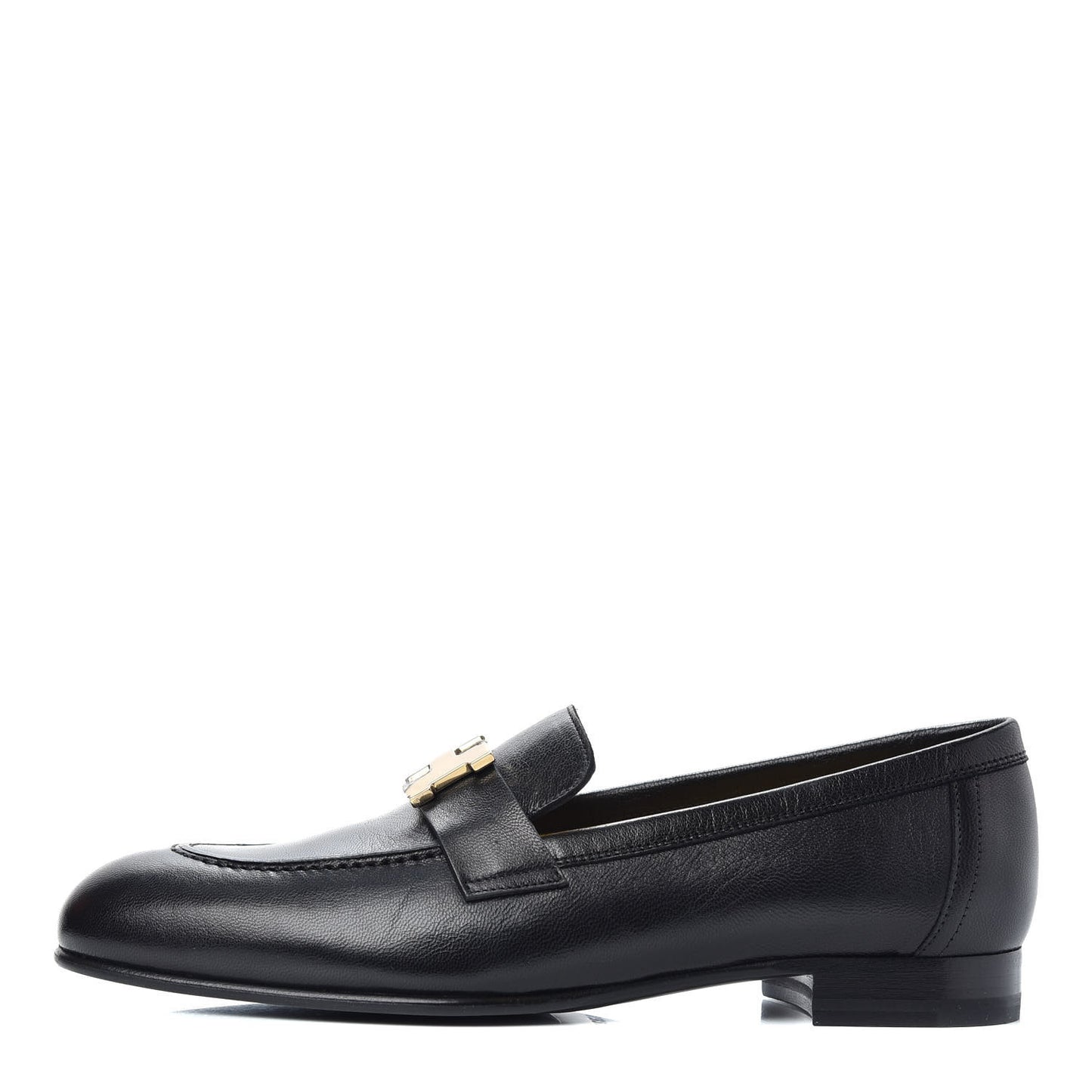Goatskin Paris Loafers 36 Black