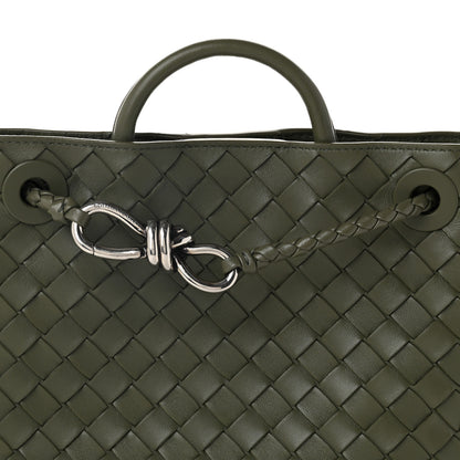 Bottega Veneta Nappa Intrecciato Small Andiamo Shoulder Bag Pickle 7 of 9