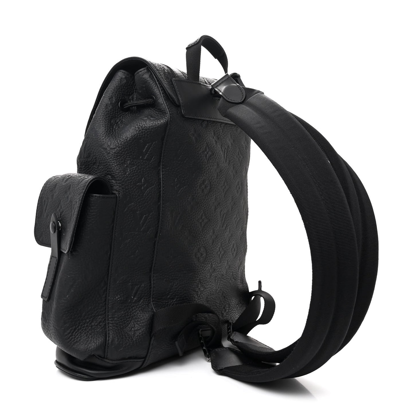 Taurillon Monogram Christopher PM Backpack Black