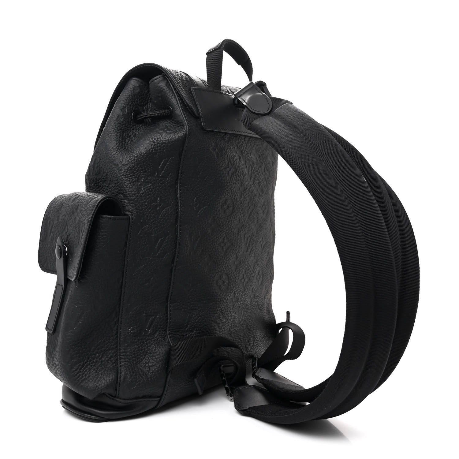 Louis Vuitton Taurillon Monogram Christopher PM Backpack Black 3 of 10