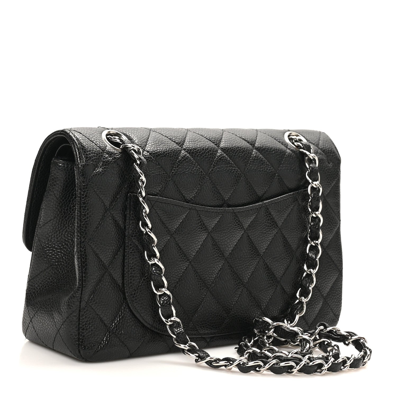 Chanel Caviar Quilted Small Double Flap Black 3 of 10