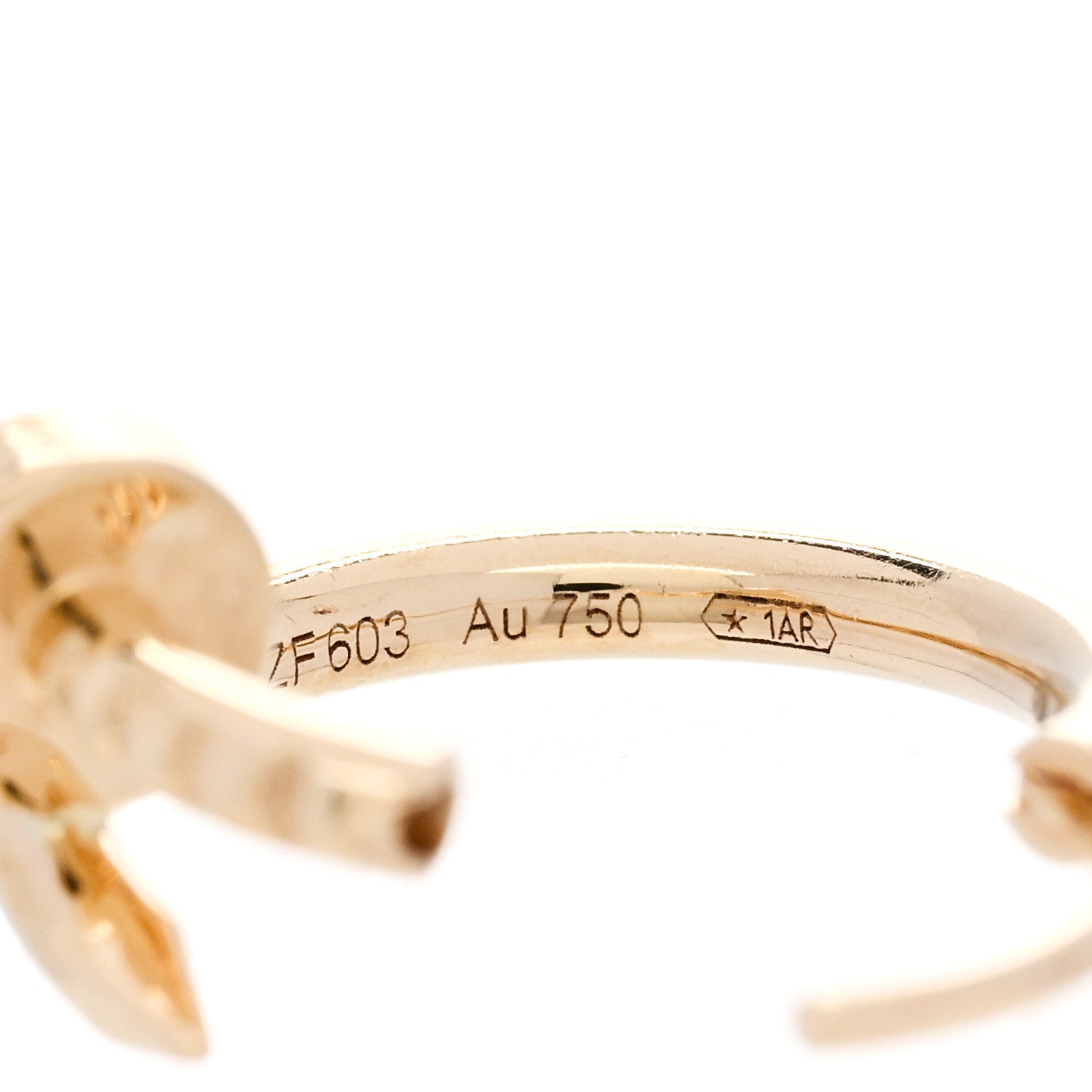 Cartier 18K Yellow Gold Juste Un Clou Single Hoop Earring 5 of 6