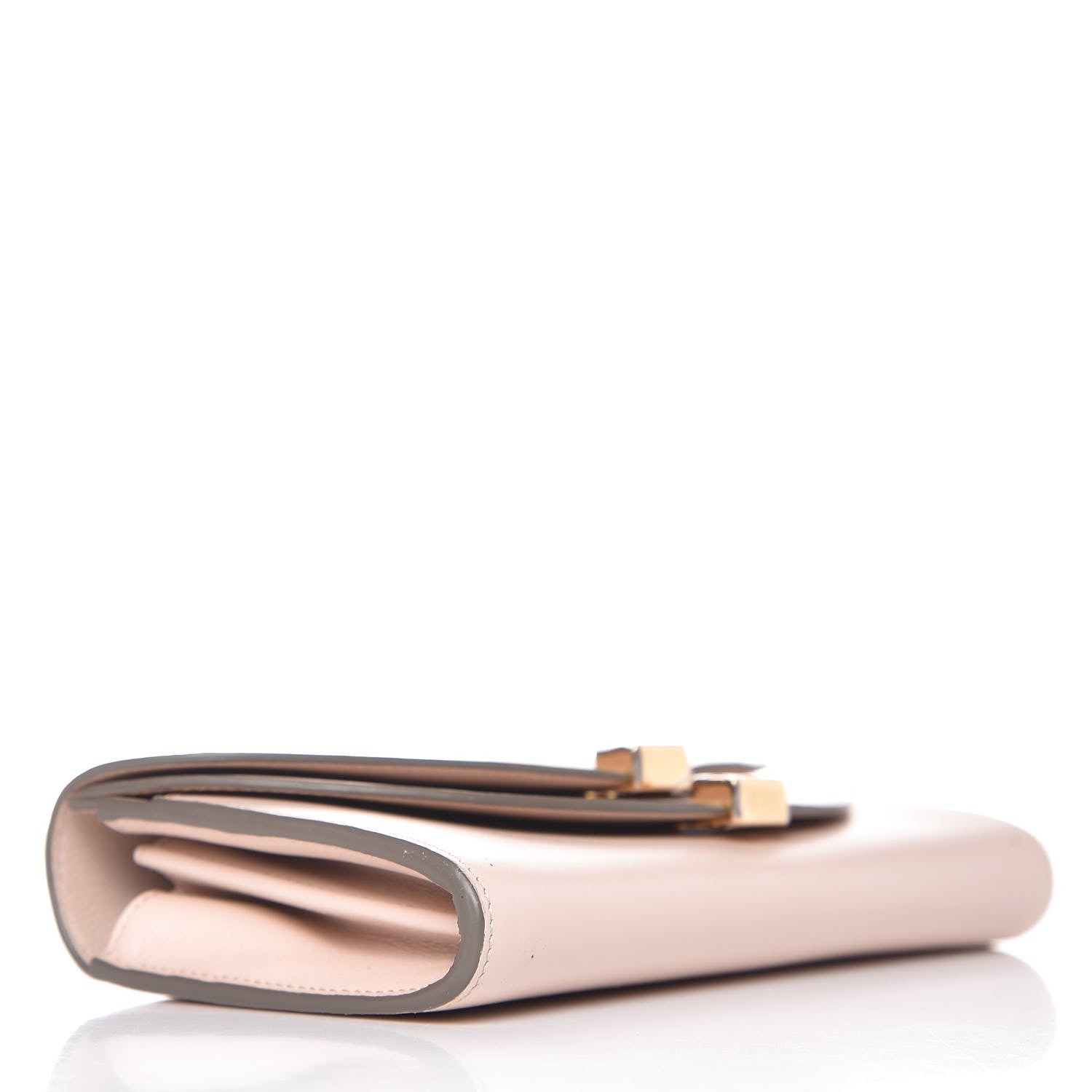 Chloe Calfskin Georgia Flap Wallet Cement Pink 4 of 8