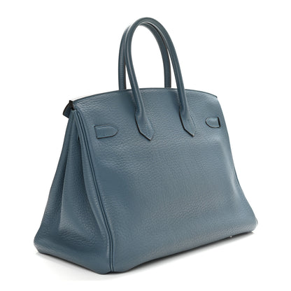 Hermes Fjord Birkin 35 Bleu Tempete 3 of 20