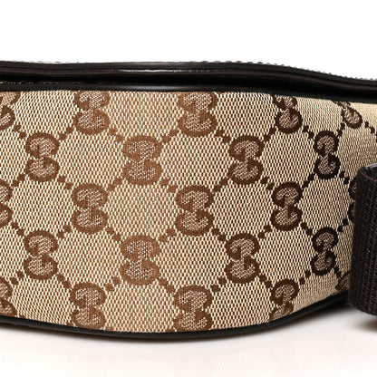 Gucci Monogram Flap Messenger Bag Beige Dark Brown 10 of 10