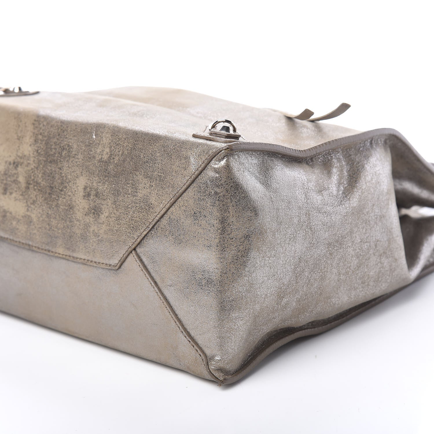 Balenciaga Metallic Calfskin Papier A5 Tote Gold 9 of 9