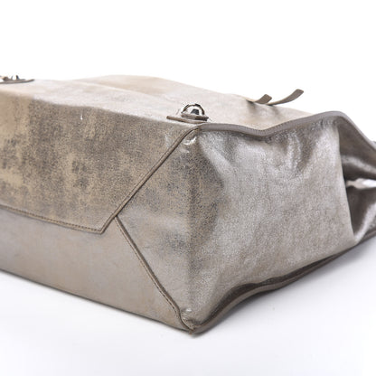 Balenciaga Metallic Calfskin Papier A5 Tote Gold 9 of 9