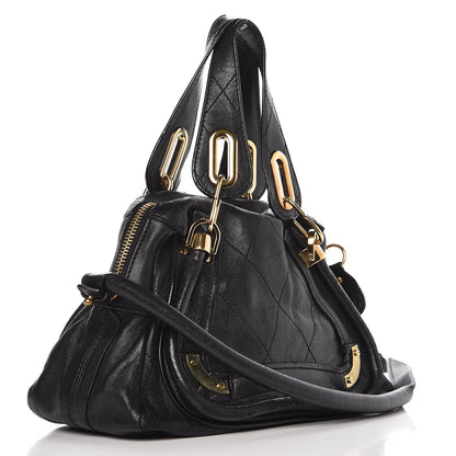 Chloe Sheepskin Quilted Small Paraty Black 3 of 12