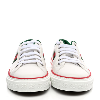 Gucci Canvas Web Womens 1977 Tennis Sneakers 40 White 2 of 9