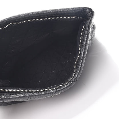 Chanel Caviar Quilted CC Beauty Clutch Black 5 of 9