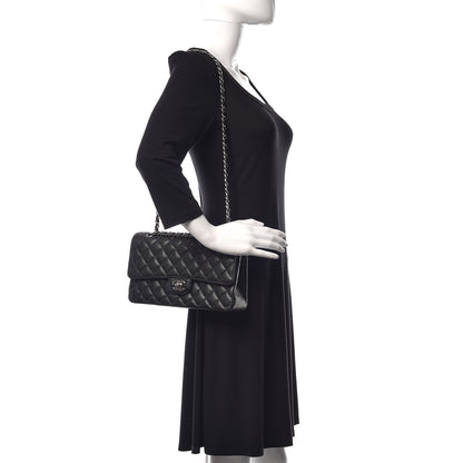 Chanel Caviar Quilted Medium Double Flap Black 2 of 11