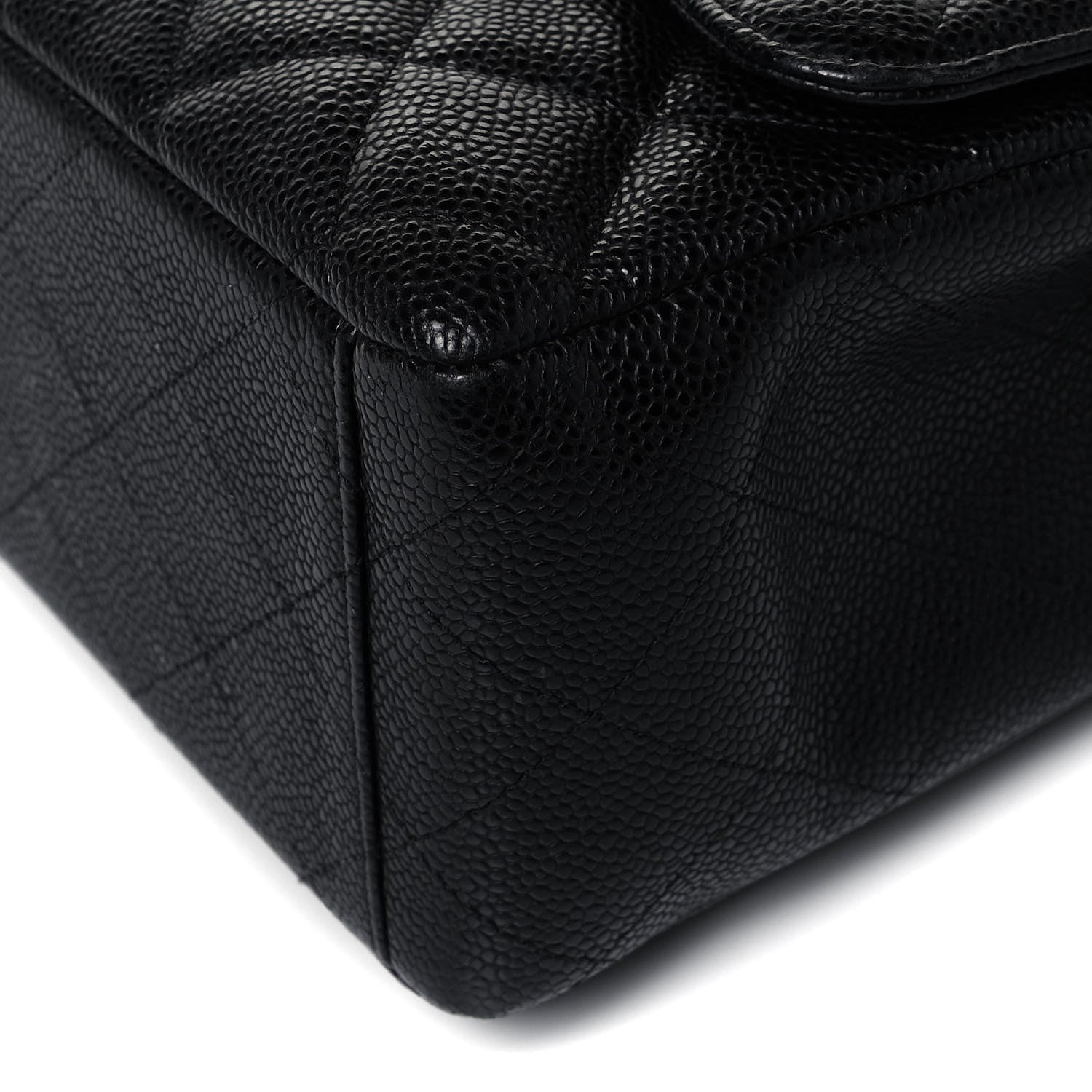 Chanel Caviar Quilted Maxi Double Flap Black 9 of 10