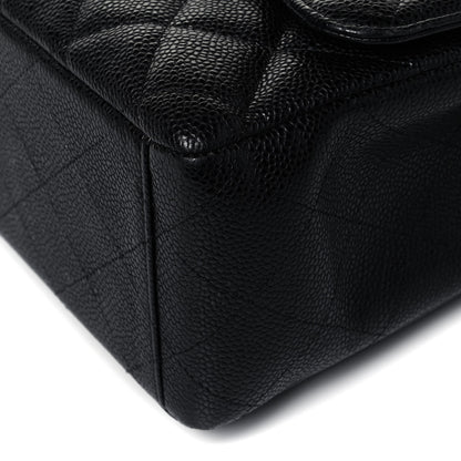 Chanel Caviar Quilted Maxi Double Flap Black 9 of 10