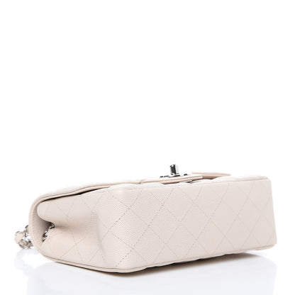 Chanel Caviar Quilted Mini Rectangular Flap Light Beige 4 of 10