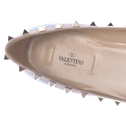 Valentino Garavani Nappa Rockstud Ballerina Flats 38 Blue Poudre 8 of 11