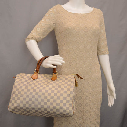Louis Vuitton Damier Azur Speedy 35 2 of 9