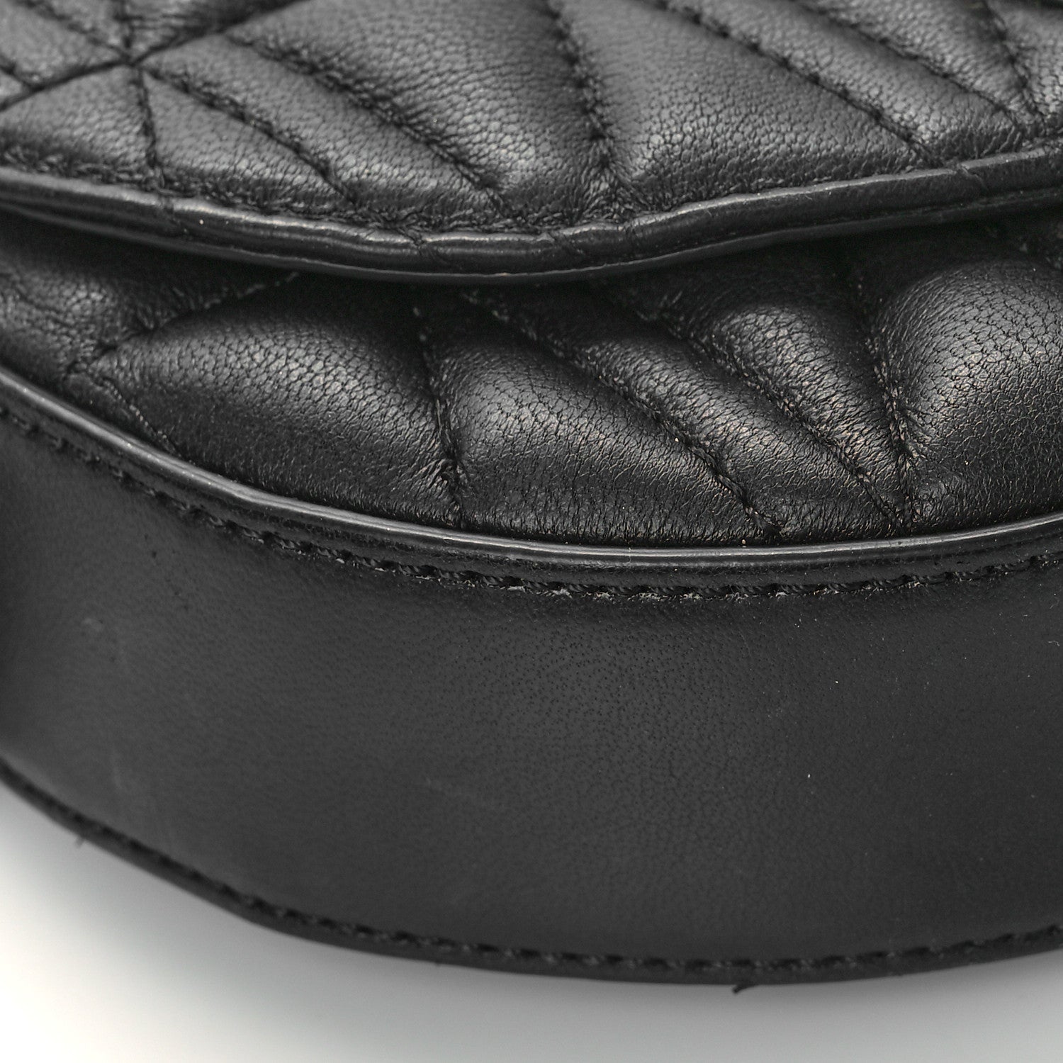Versace Nappa Quilted Virtus Belt Bag Black 7 of 9