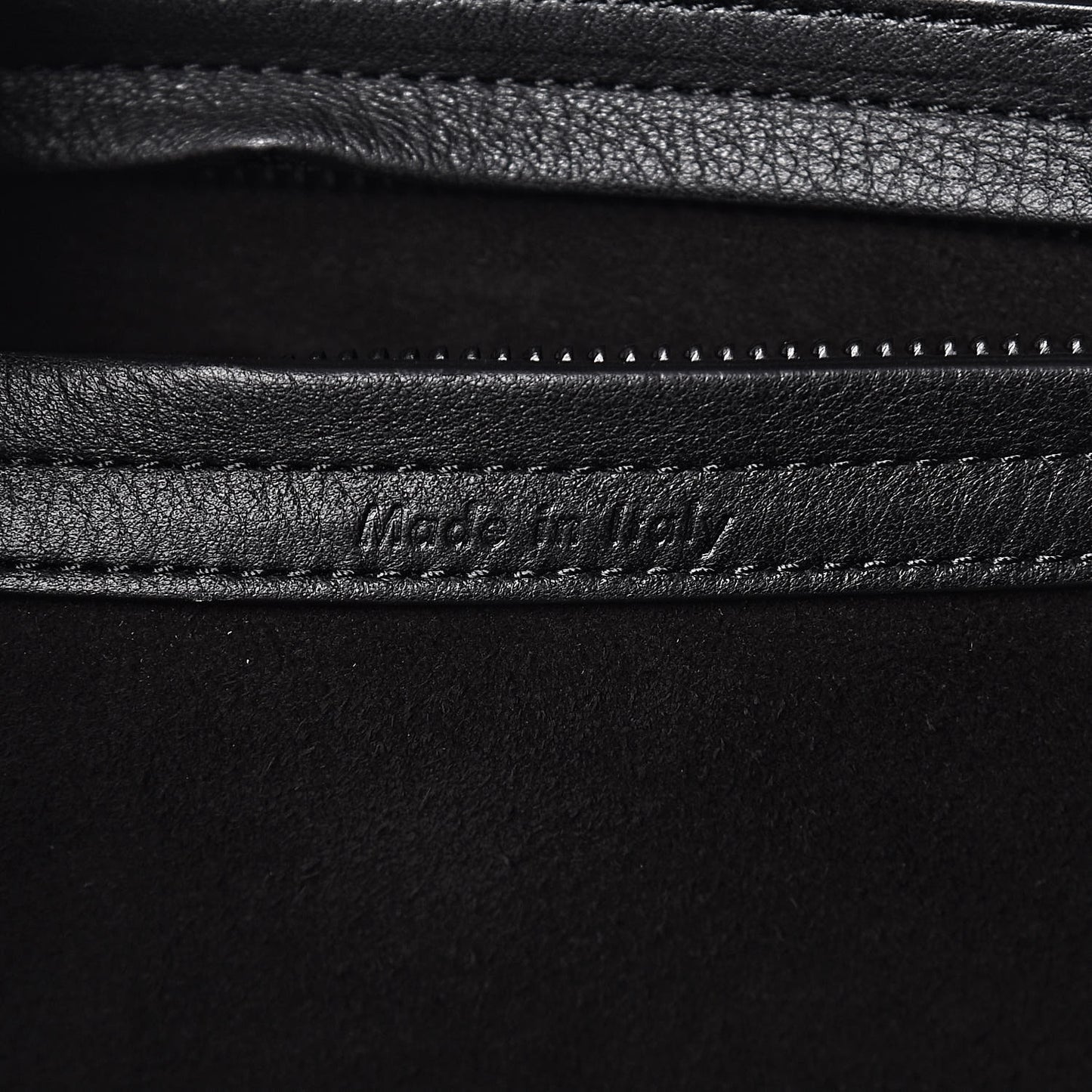 Supple Calfskin Medium Phantom Luggage Black