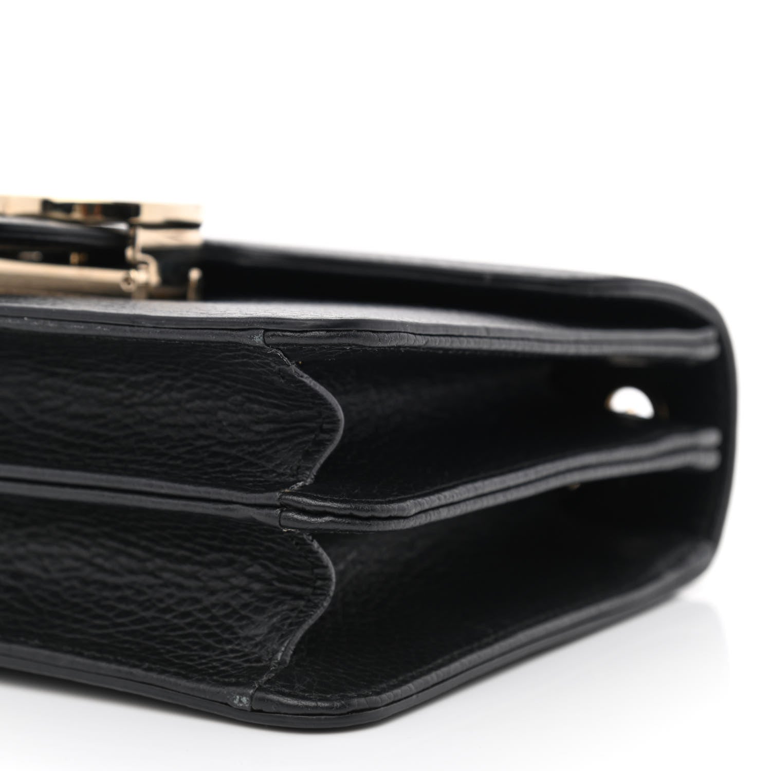 Gucci Dollar Calfskin Small Interlocking G Shoulder Bag Black 10 of 10