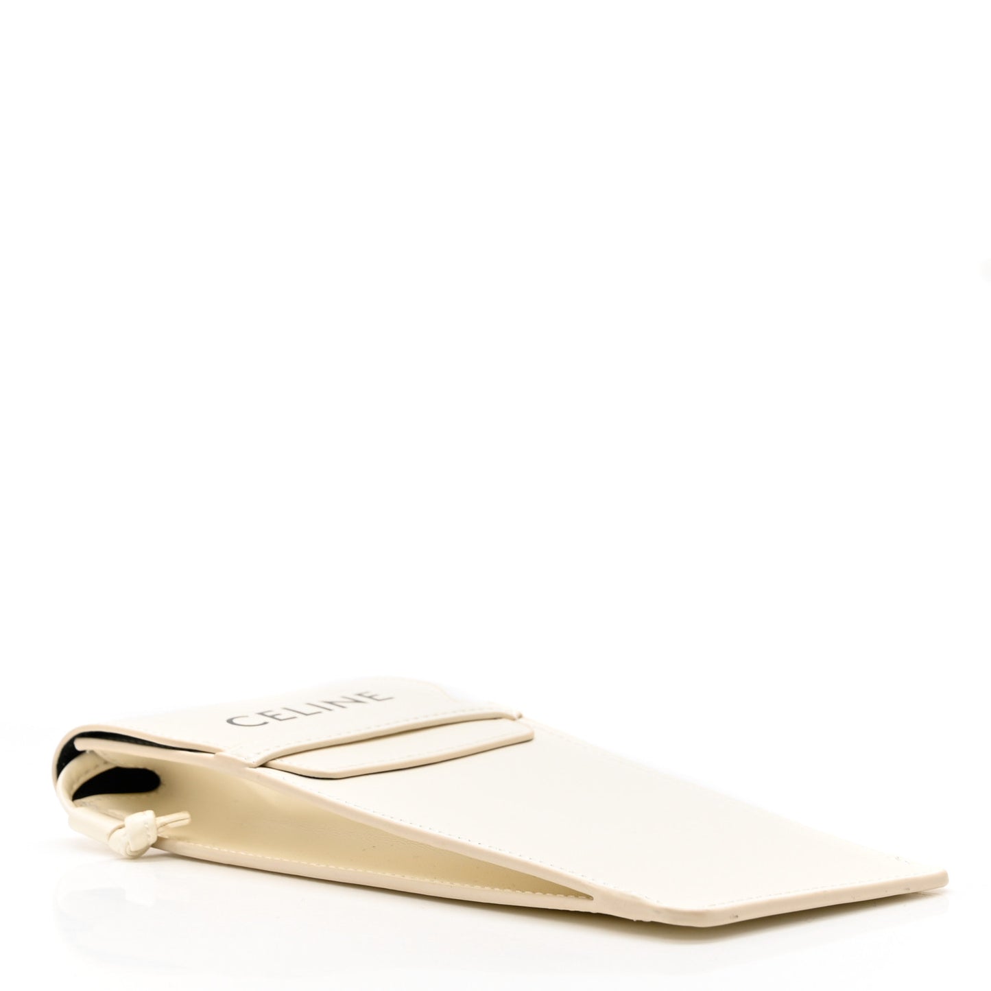 Smooth Calfskin Sunglasses Pouch White