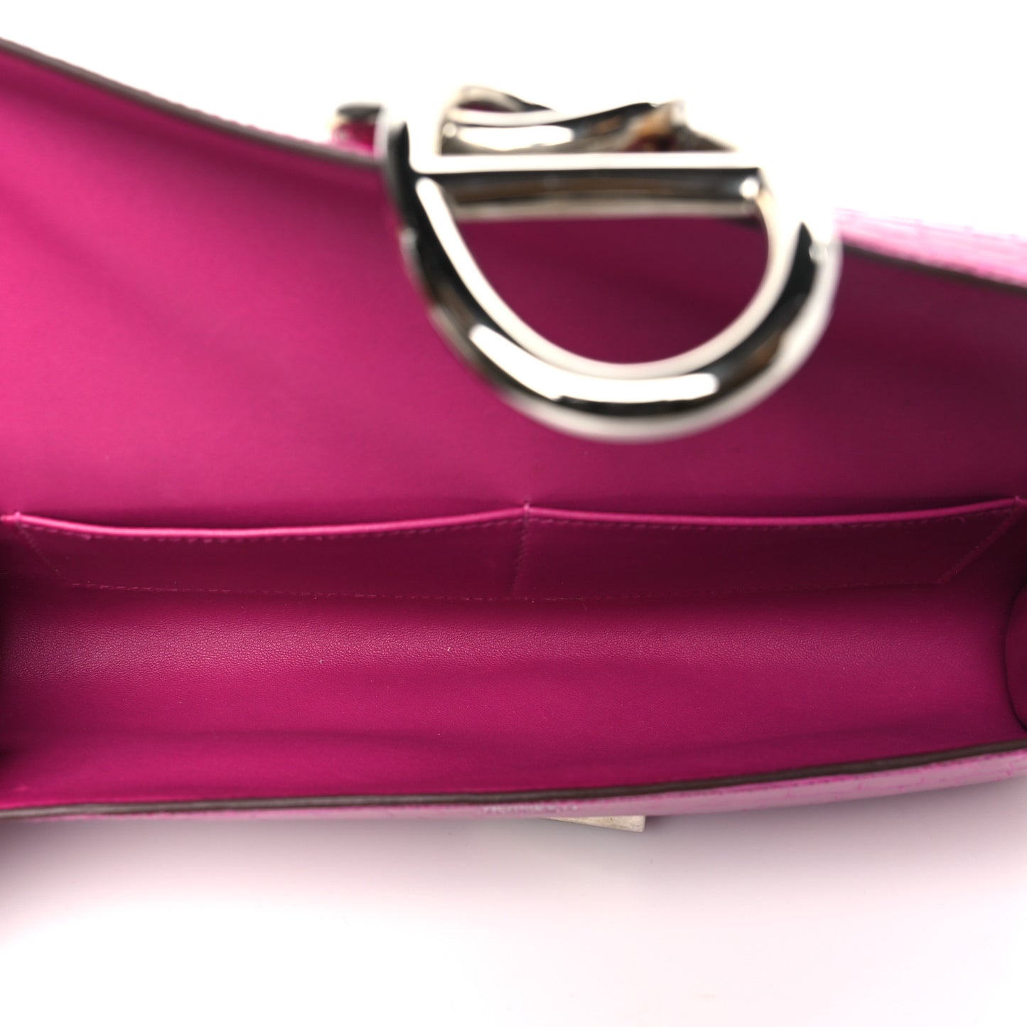 Shiny Niloticus Crocodile Egee Clutch Rose Scheherazade