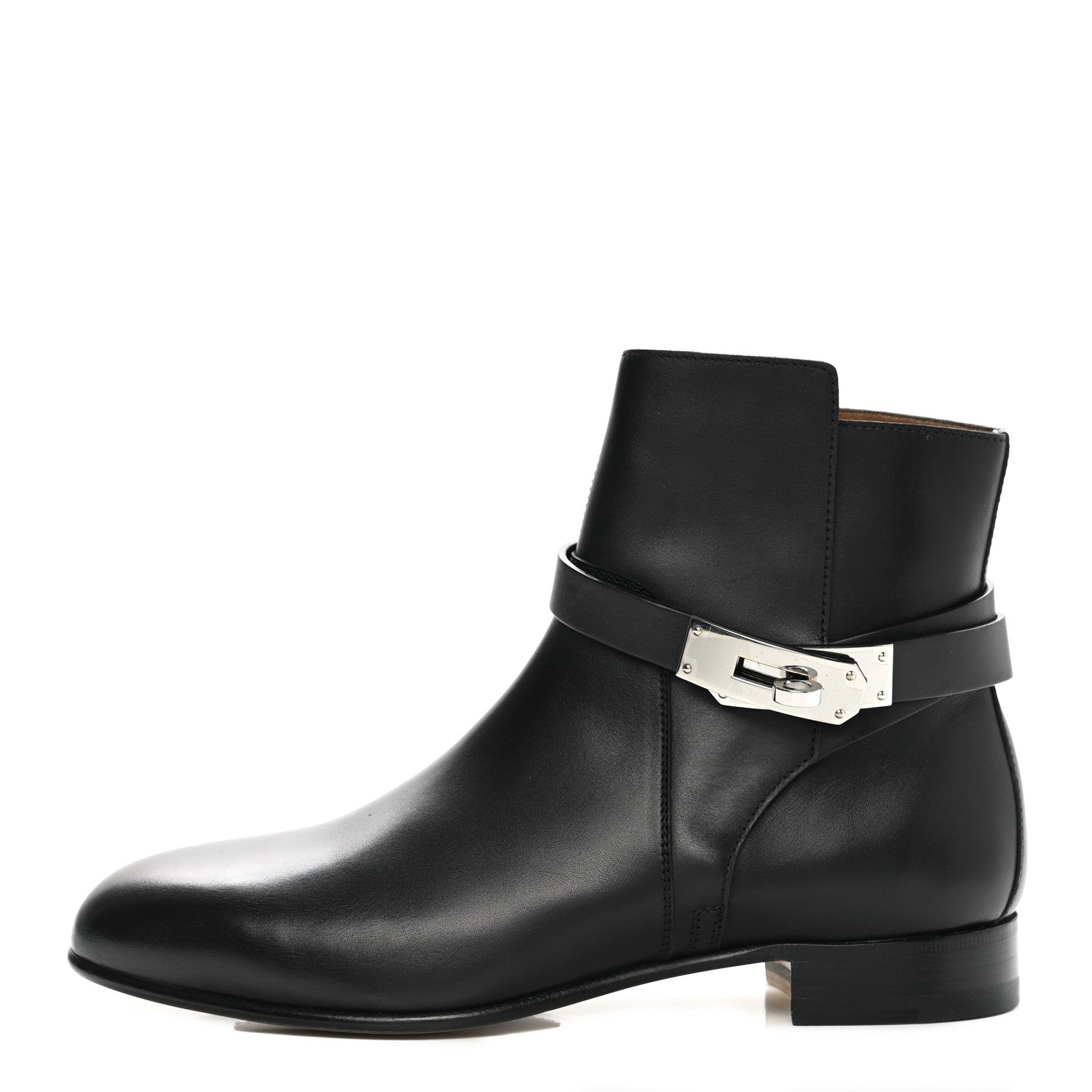 Hermes Calfskin Neo Low Boots 36 Black 1 of 9