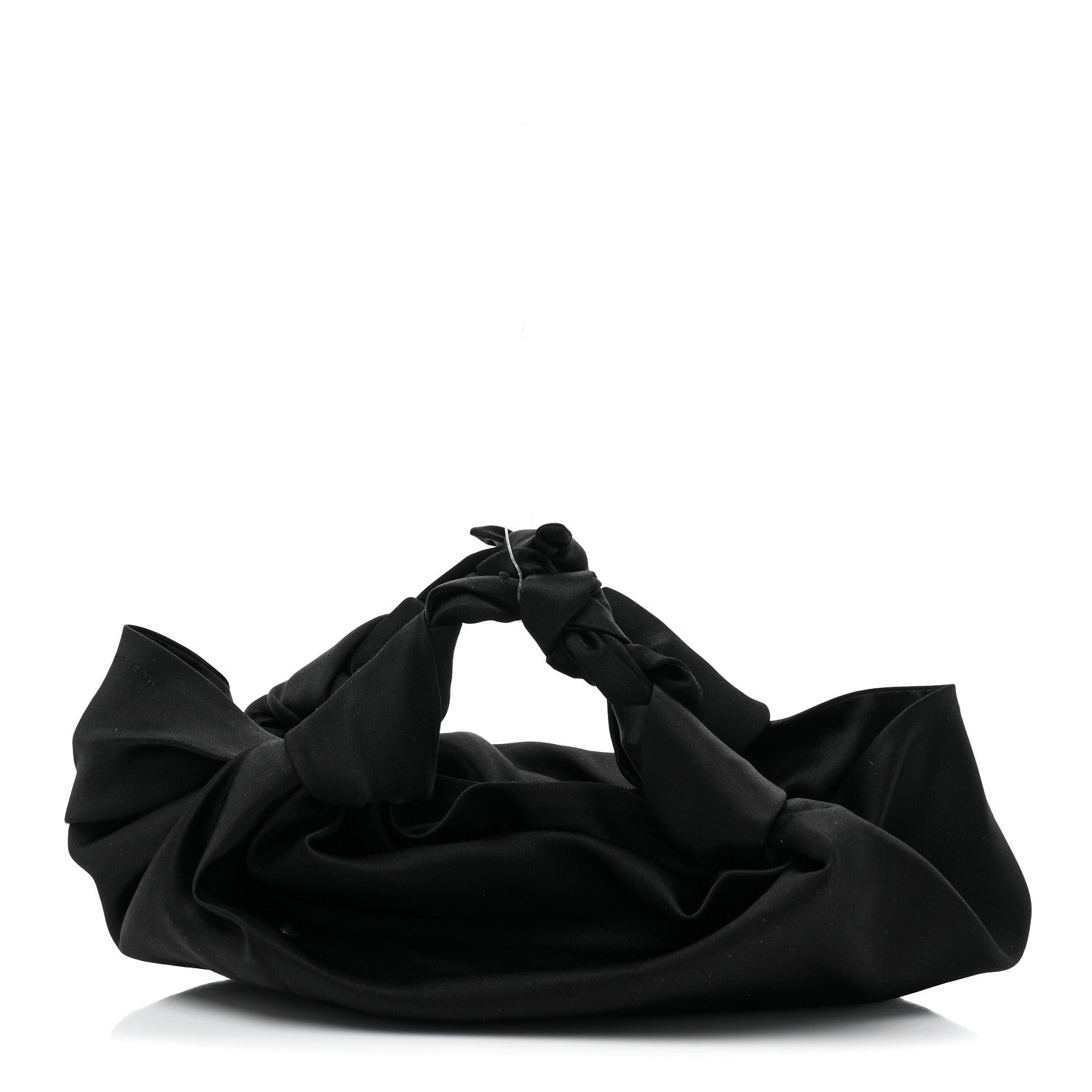 The Row Satin Small Ascot Bag Black 1 of 9