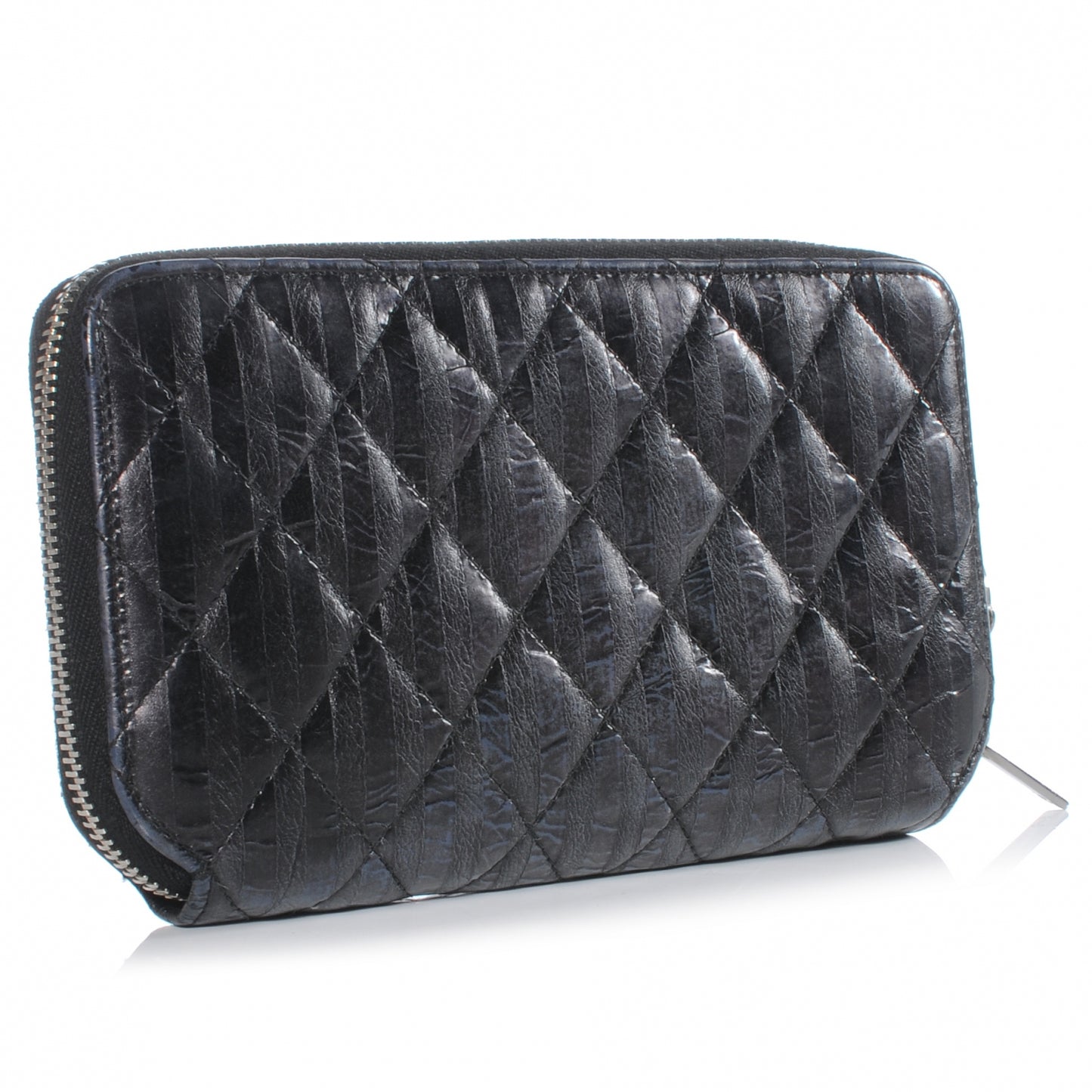 Striped Reissue Wallet Metallic Black (dup see below do not paid or add to acct)