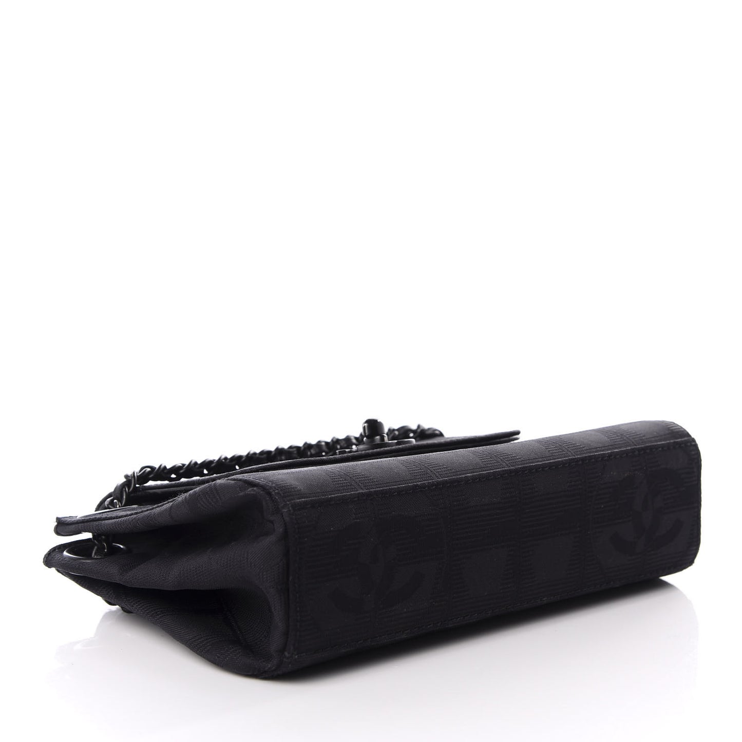Nylon Mini Travel Accordion Flap Black
