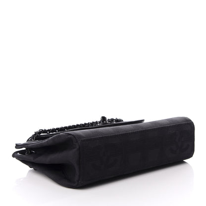 Chanel Nylon Mini Travel Accordion Flap Black 3 of 8