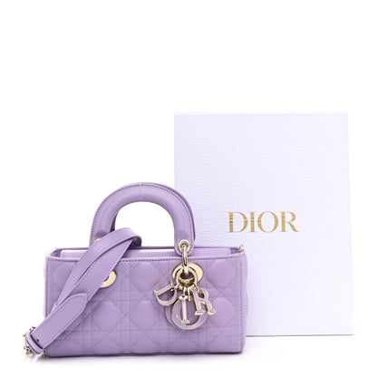 Christian Dior Lambskin Cannage Small Lady D-Joy Lilac 11 of 11