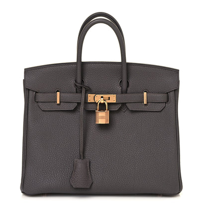 Hermes Togo Birkin 25 Etain 1 of 34