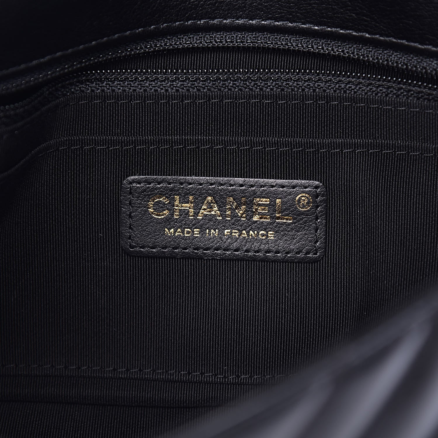 Chanel Calfskin Chevron Quilted Small Statement Flap Black 6 of 12