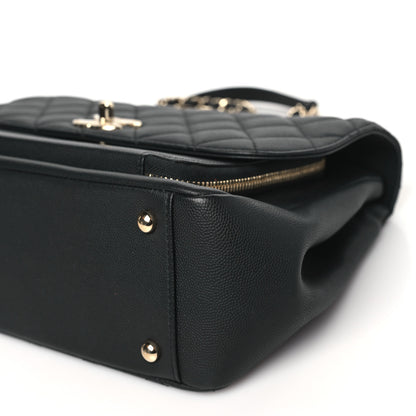 Chanel Caviar Quilted Large Business Affinity Flap Black 9 of 9