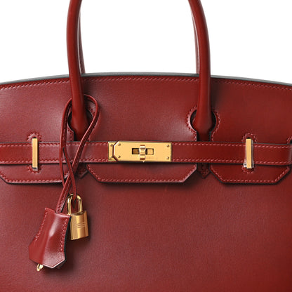 Hermes Box Birkin Sellier 30 Rouge H 14 of 21