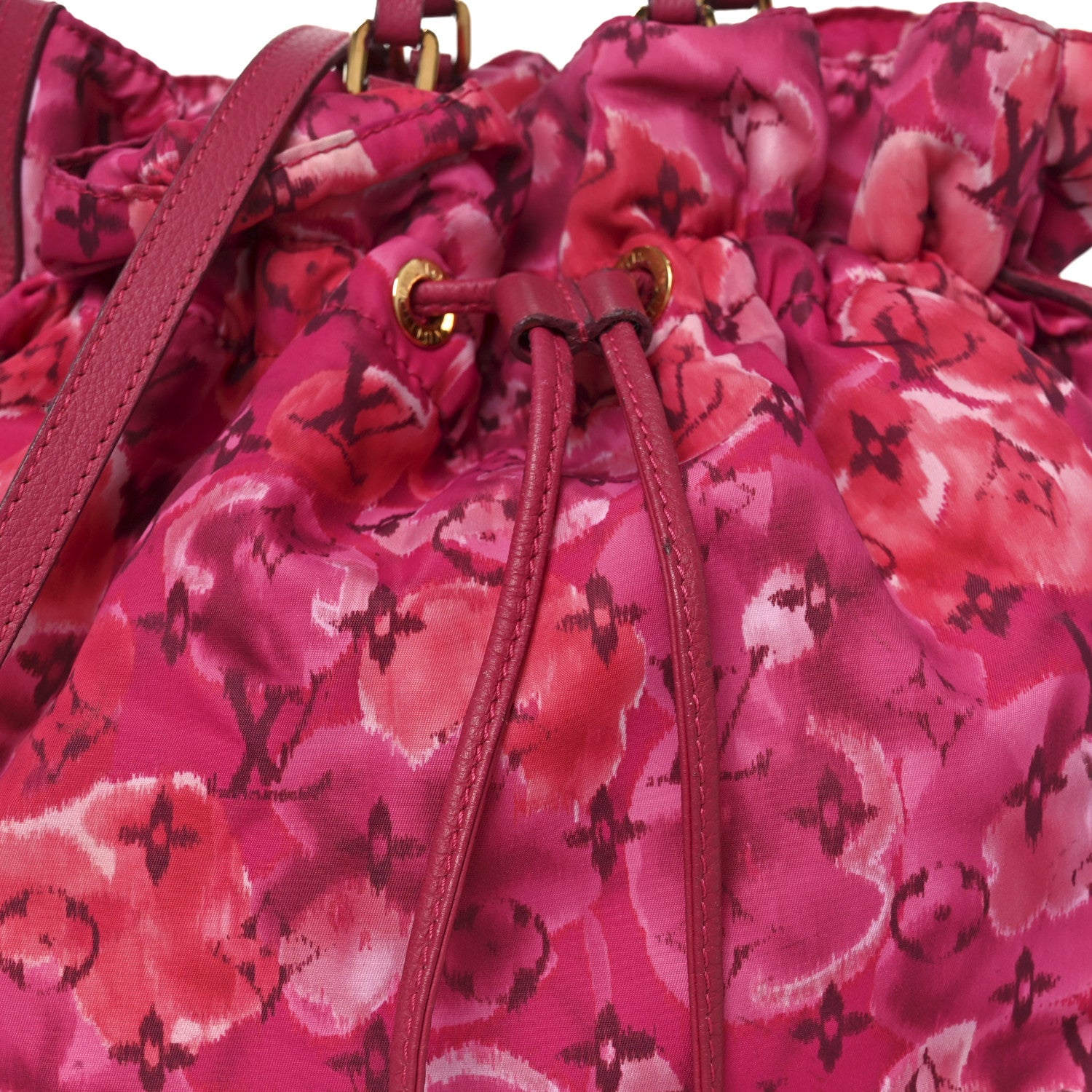 Louis Vuitton Nylon Monogram Ikat Noefull MM Rose Indien 15 of 23