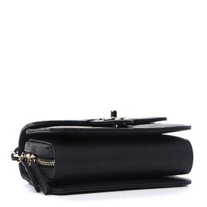 Chanel Caviar Quilted Like A Wallet Flap Black 4 of 10