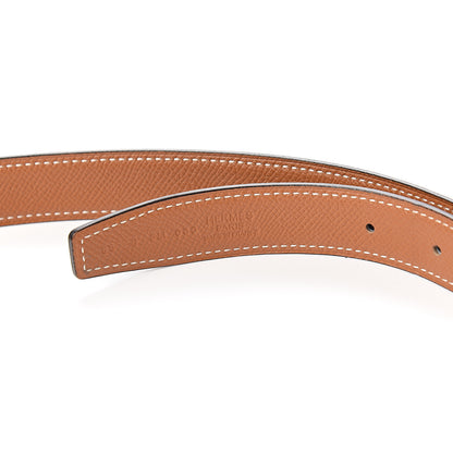 Hermes Swift Epsom 24mm Constance H Belt 85 Black Gold 6 of 6