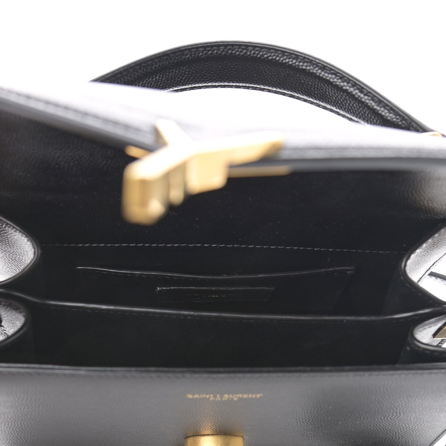 Grain de Poudre Mini Classic Monogram Cassandra Top Handle Black