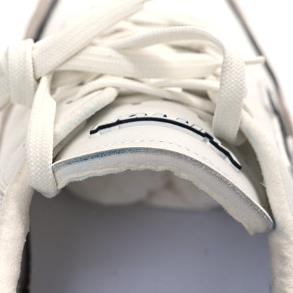 Louis Vuitton Suede Calfskin Mesh Rally Sneakers 8.5 Grey White 11 of 11