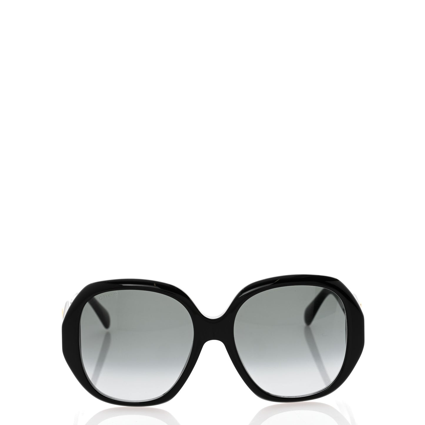 Acetate Round Frame Sunglasses GG0796S Black