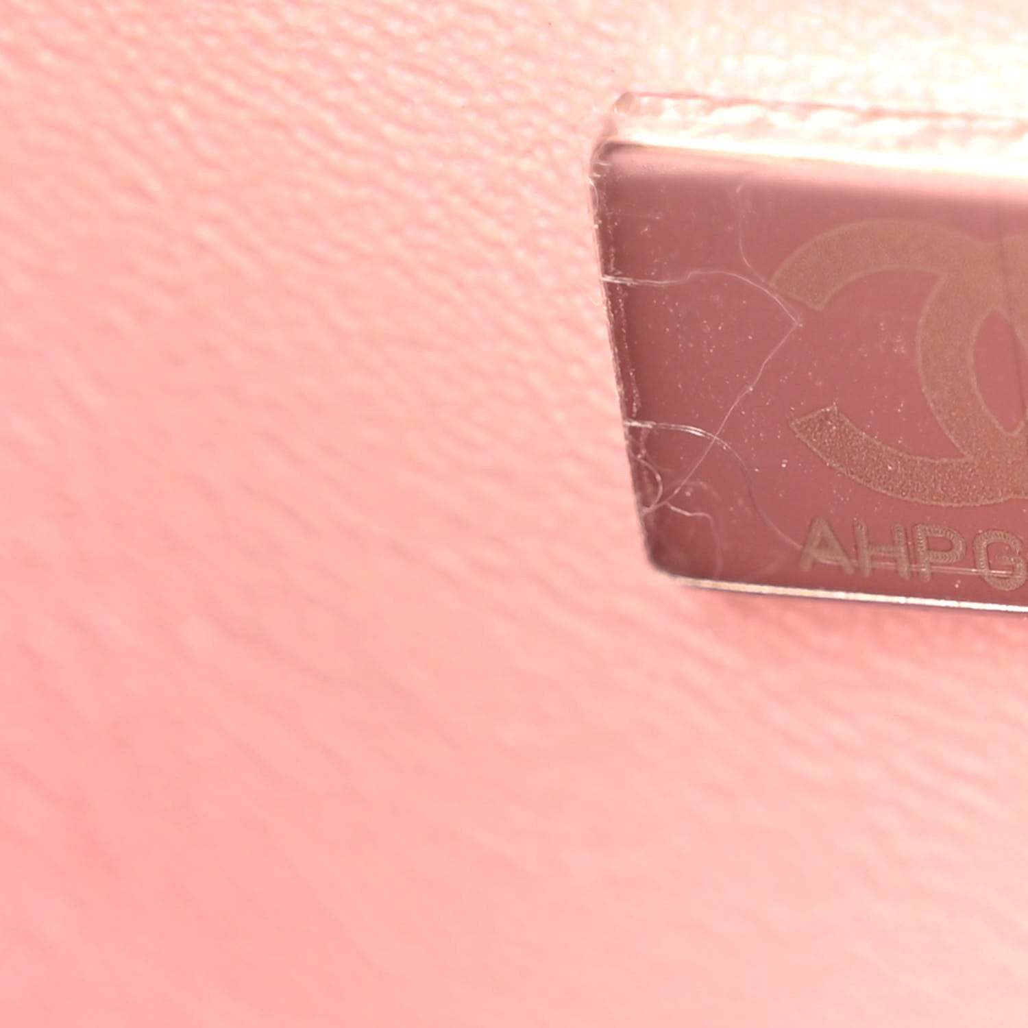 Chanel Iridescent Calfskin Quilted Mini Rectangular Flap Pink 7 of 10