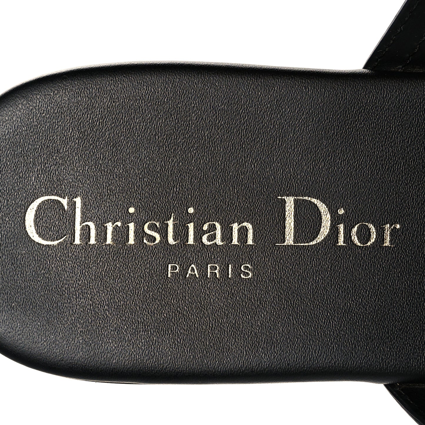 Calfskin 30 Montaigne Thong Sandals 37.5 Black