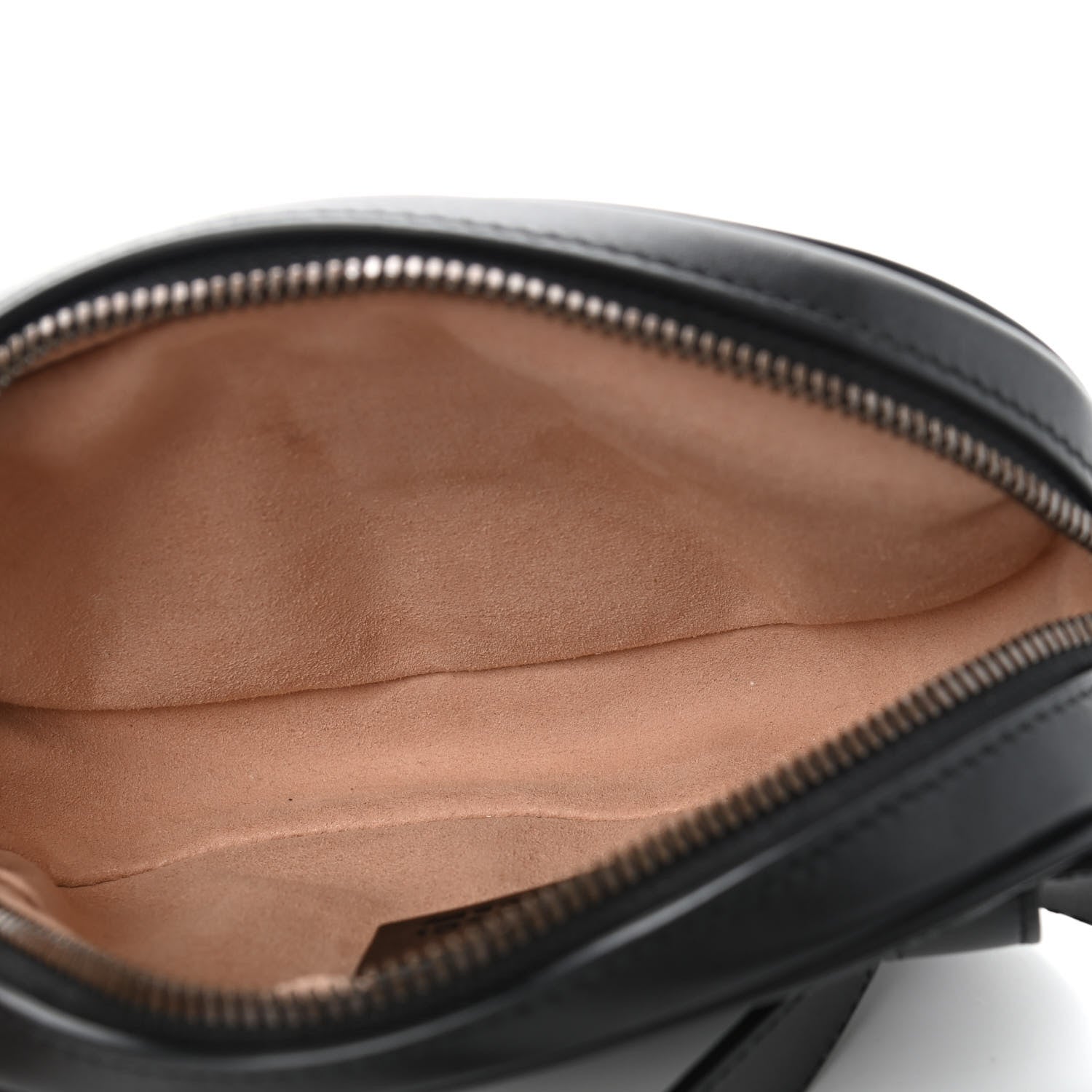 Gucci Calfskin Matelasse GG Marmont Belt Bag 85 34 Black 7 of 8