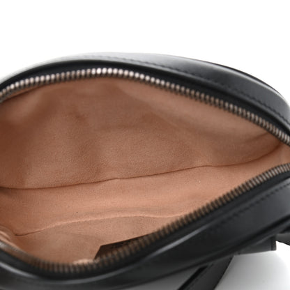 Gucci Calfskin Matelasse GG Marmont Belt Bag 85 34 Black 7 of 8
