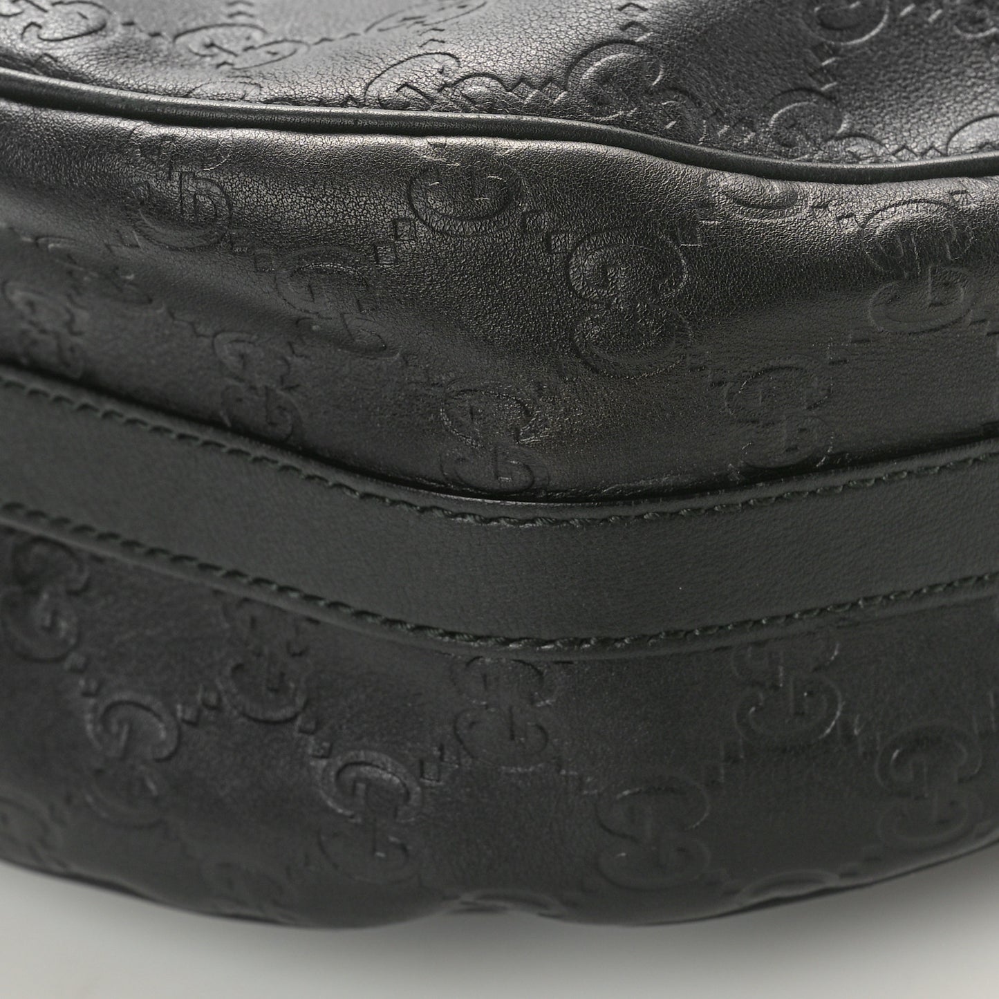 Guccissima Medium GG Twins Hobo Black