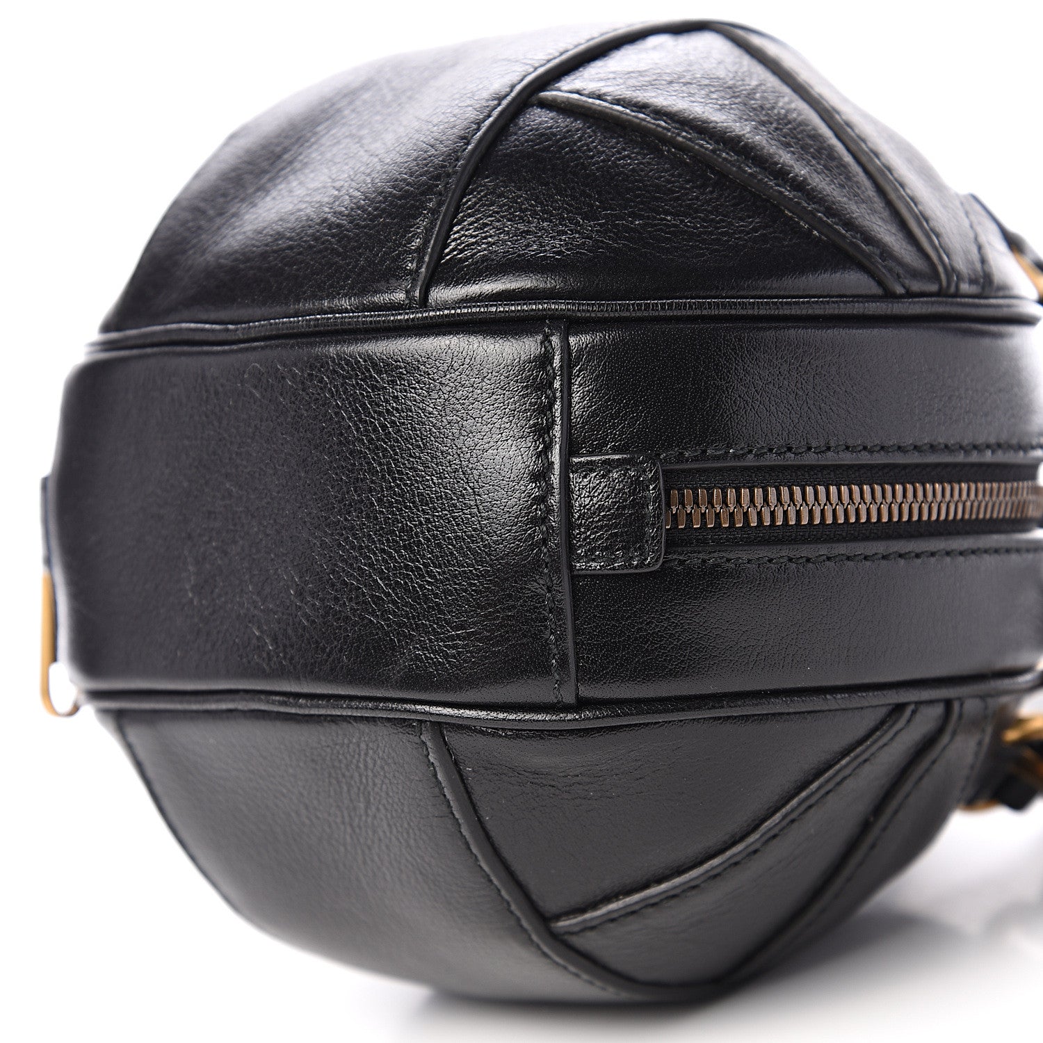 Gucci Piuma Lux Energy Mini Tifosa Basketball Shaped Shoulder Bag Black 8 of 9