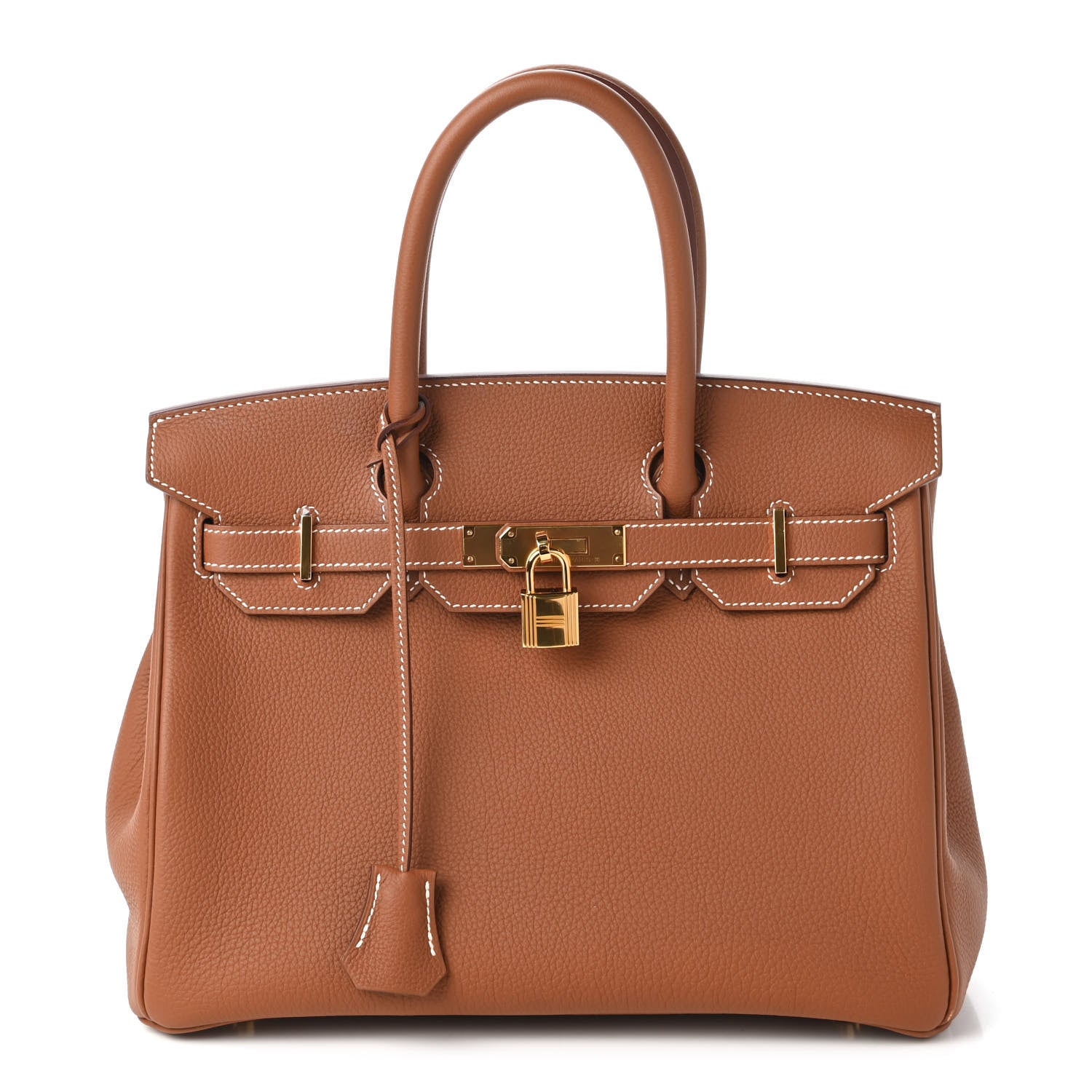 Hermes Togo Birkin 30 Gold 1 of 11
